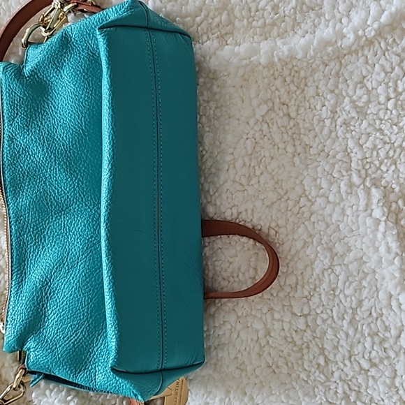 Valentina convertible hobo crossbody bag in Turquoise - Picture 6 of 6